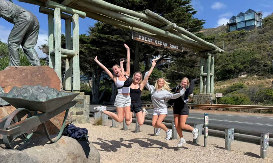 From Melbourne: Great Ocean Road Full-Day Sunset Tour - Memorial Archway and the Road’s Early Photo Stops