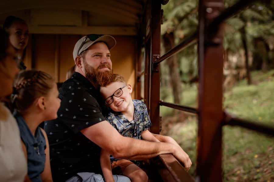 Melbourne: Half-Day Puffing Billy Steam Train Experience - Lakeside and Emerald Lake Park: slow down after the steam