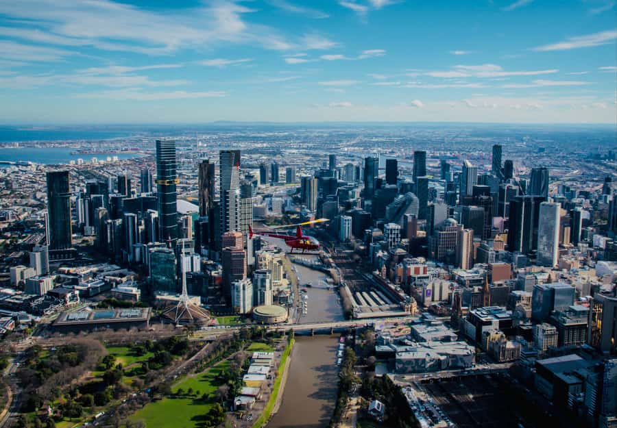 Melbourne: Private City & Beaches Helicopter Ride - Rotor One check-in and the red-door moment on the tarmac