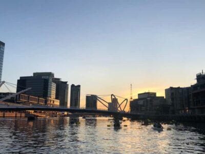 Melbourne: Sunset Kayak Tour with Dinner - Docklands Meeting Point: Finding the Community Boating Hub Fast