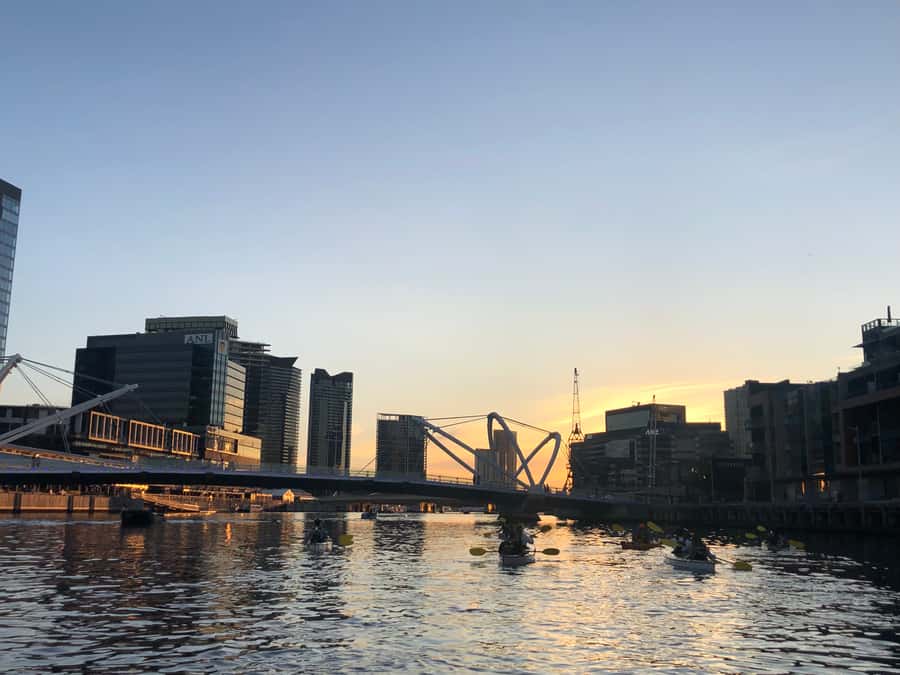 Melbourne: Sunset Kayak Tour with Dinner - Docklands Meeting Point: Finding the Community Boating Hub Fast