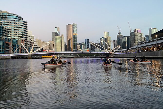 Melbourne Sunset Kayaking Experience with Dinner - Passing Princess Bridge and Gliding Through Southbank Views