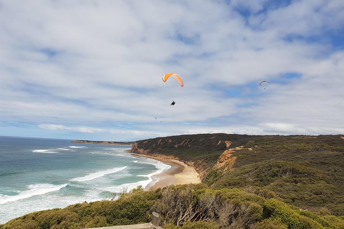 Private Great Ocean Road Day Trip from Melbourne - Bells Beach: watching surfers at a serious icon